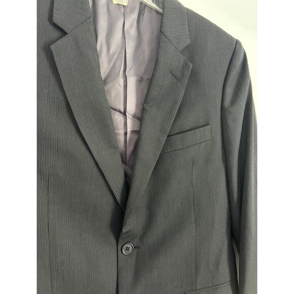 Rothmans New York Mr. Brown Wool Pinstripe Blazer 40R - Picture 3 of 9